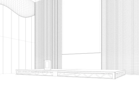 Congress Hall Meeting Room 3D Model