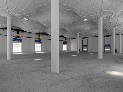 Convention And Exhibition Center 3D Model