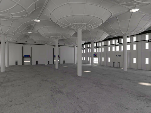 Convention And Exhibition Center 3D Model