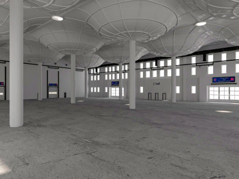 Convention And Exhibition Center 3D Model