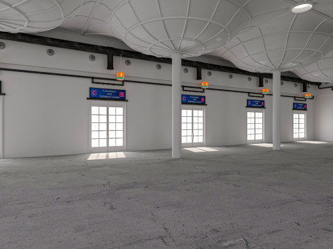 Convention And Exhibition Center 3D Model
