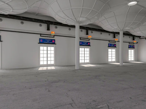 Convention And Exhibition Center 3D Model