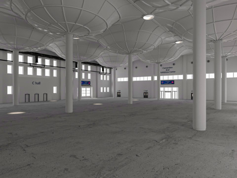 Convention And Exhibition Center 3D Model