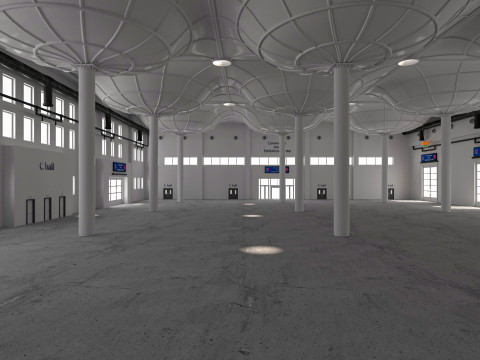 Convention And Exhibition Center 3D Model