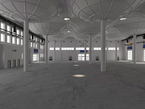 Convention And Exhibition Center 3D Model