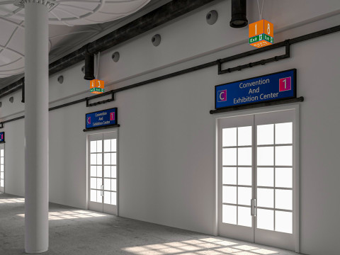 Convention And Exhibition Center 3D Model
