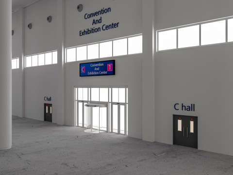 Convention And Exhibition Center 3D Model