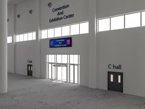 Convention And Exhibition Center 3D Model