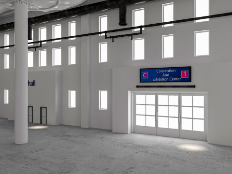 Convention And Exhibition Center 3D Model