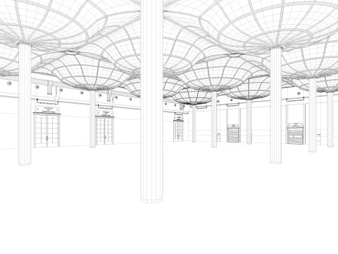 Convention And Exhibition Center 3D Model
