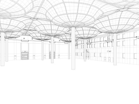 Convention And Exhibition Center 3D Model