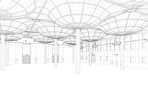 Convention And Exhibition Center 3D Model