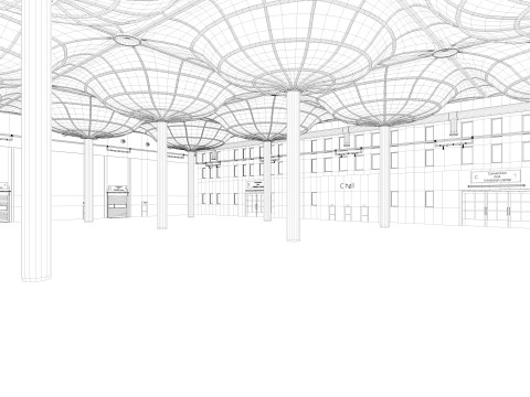 Convention And Exhibition Center 3D Model