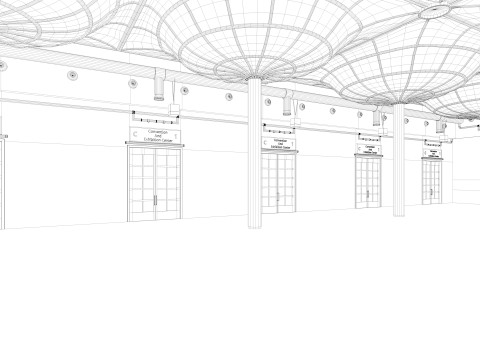 Convention And Exhibition Center 3D Model