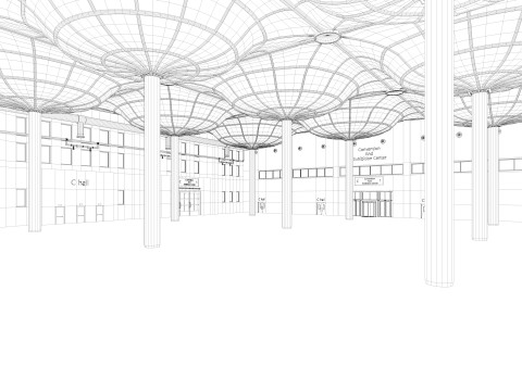 Convention And Exhibition Center 3D Model