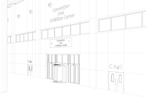 Convention And Exhibition Center 3D Model