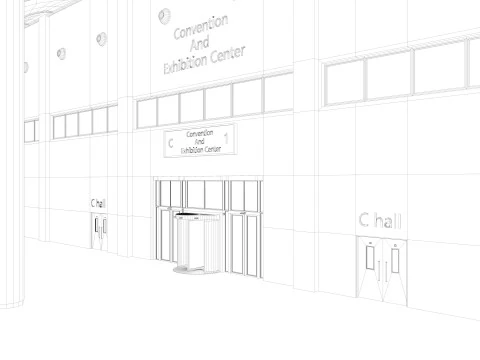 Convention And Exhibition Center 3D Model