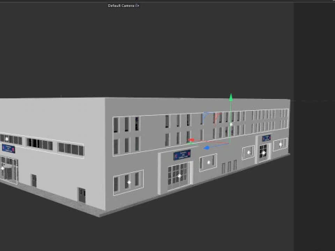 Convention And Exhibition Center 3D Model
