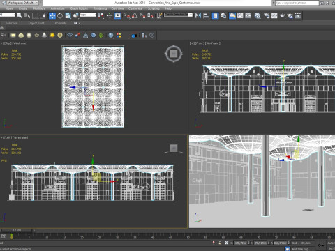Convention And Exhibition Center 3D Model