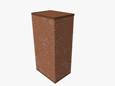 Cartoon Building 1 Low-poly Model 3D