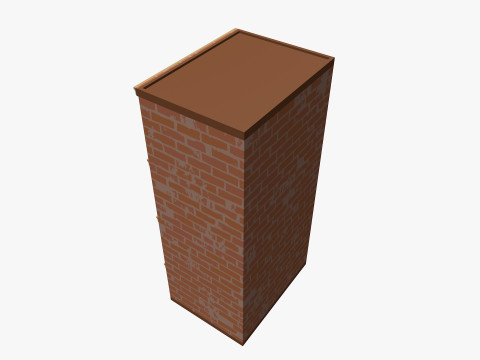 Cartoon Building 1 Low-poly Model 3D