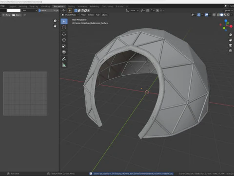 Купольний намет 3D Модель
