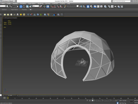 Купольний намет 3D Модель