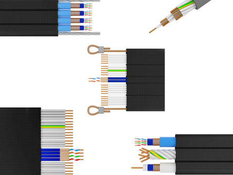 Cable Elevator Core 3D Model
