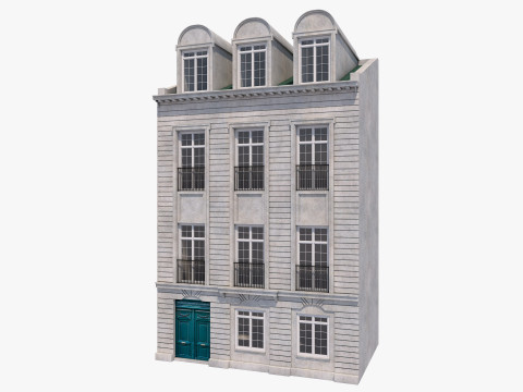 European building 1 Model 3D