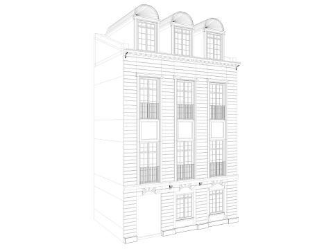 European building 1 3Dモデル