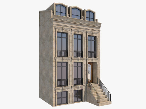European building 2 Modelo 3D