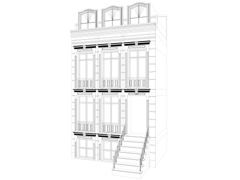 European building 2 Modelo 3D