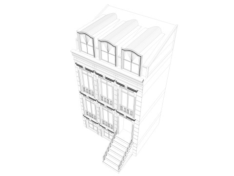 European building 2 Modelo 3D