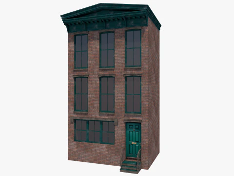 유럽풍 건물 3 3D 모델