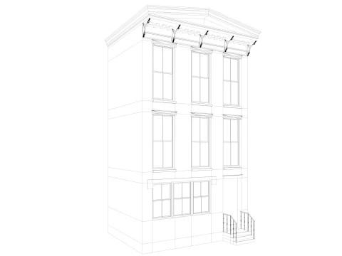 European building 3 3D Model