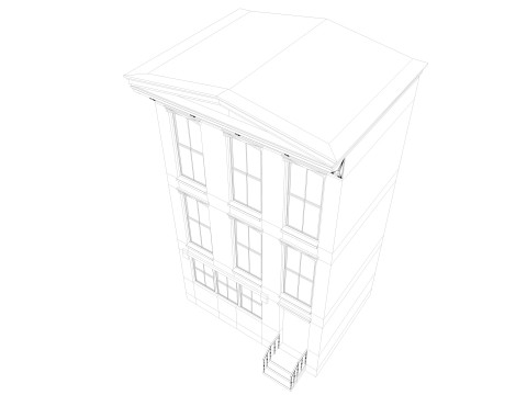 European building 3 Modelo 3D