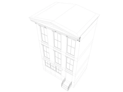 European building 3 3D Model