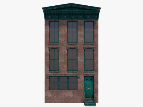 European Buildings Set 3D Model