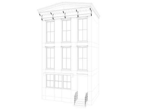 European Buildings Set 3D Model