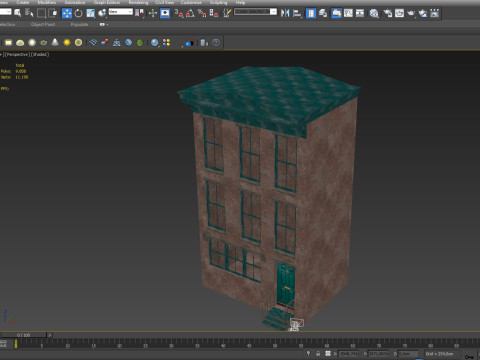 European Buildings Set 3D Model