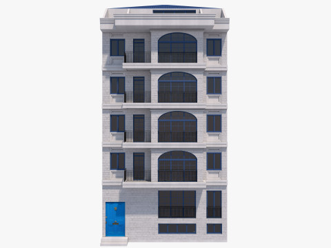 European Buildings Set 3D Model