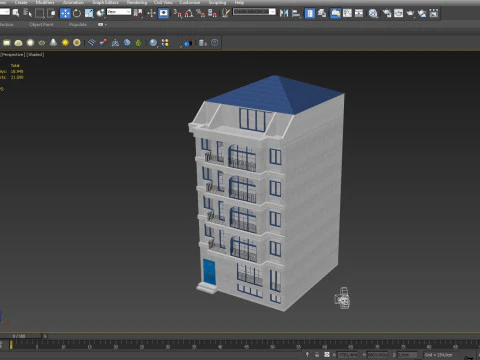 European Buildings Set 3D Model