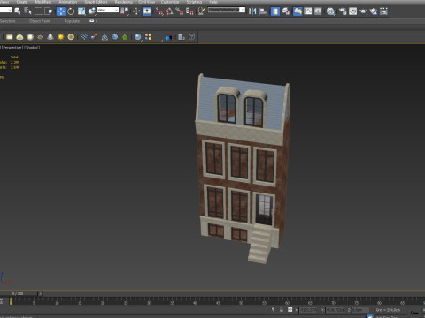 European Buildings Set 3D Model