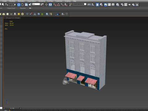 European Buildings Set 3D Model