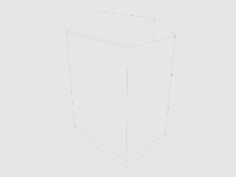 Cartoon Building 2 Low-poly 3D Model