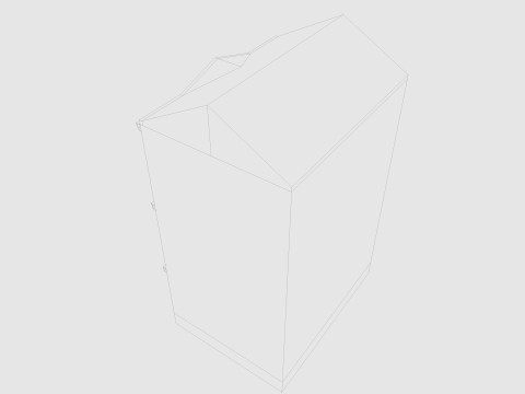 Cartoon Building 2 Low-poly 3D Model