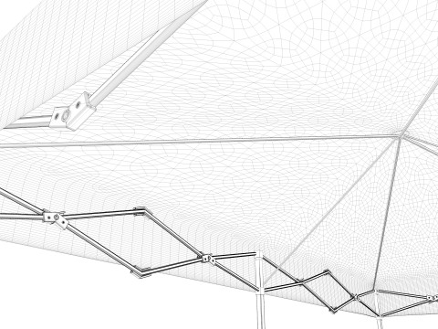 Event Tent 4x8 Modello 3D