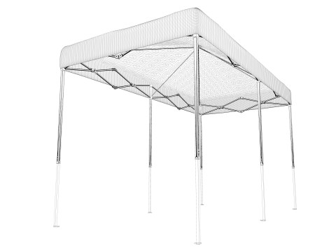 Event Tent 4x8 Modello 3D
