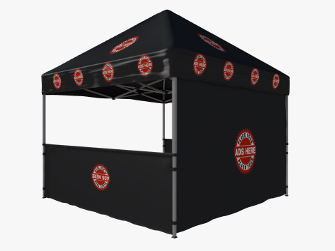 Event Tent 2 4x4 3D Model
