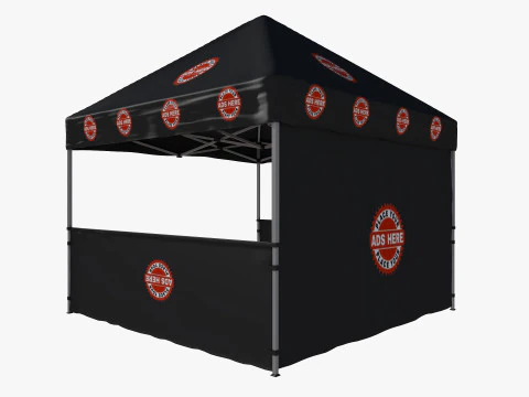 Event Tent 2 4x4 3D Model